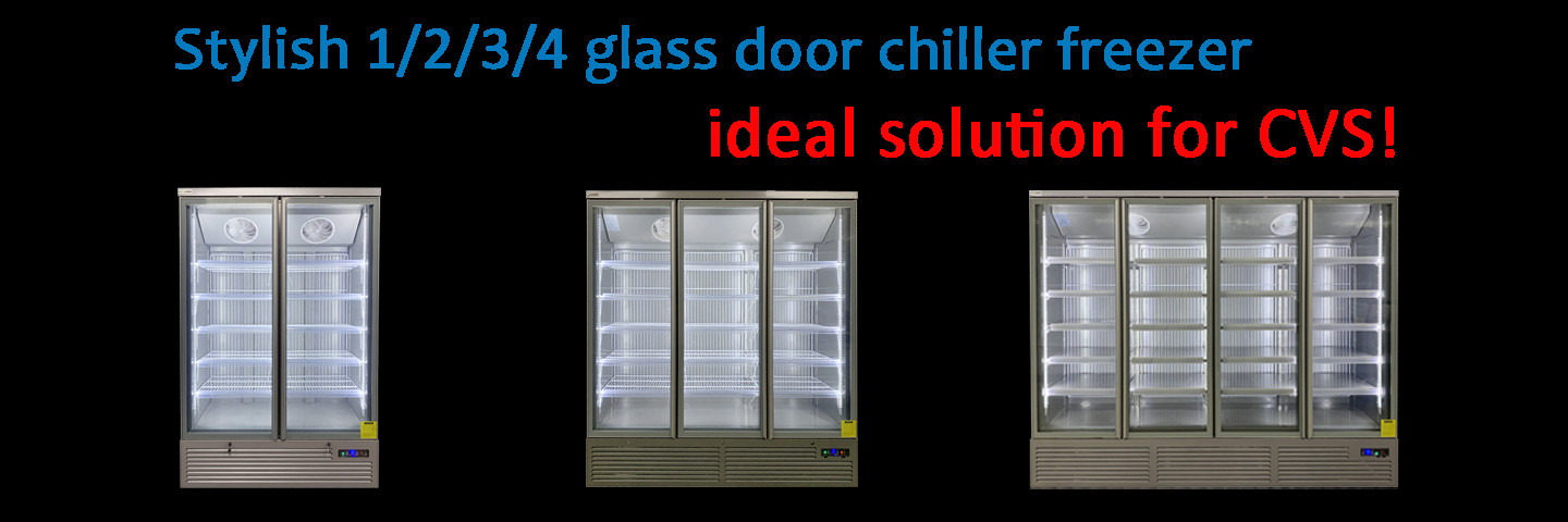 qualité ouvrez le réfrigérateur d'affichage usine