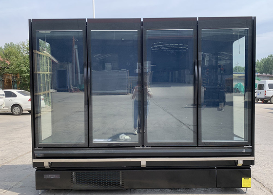 réfrigérateur quatre-portes d'affichage de 2.5m Commerical Multideck avec la pleine version