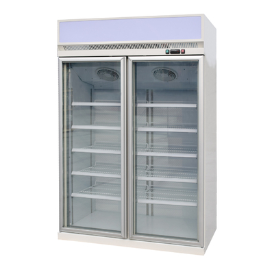Réfrigérateur en verre de bière de la porte R290 avec les étagères réglables du fil 5PCS