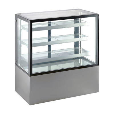 Vitrine réfrigérée de boulangerie avec le vaporisateur de cuivre de condensateur de tuyau