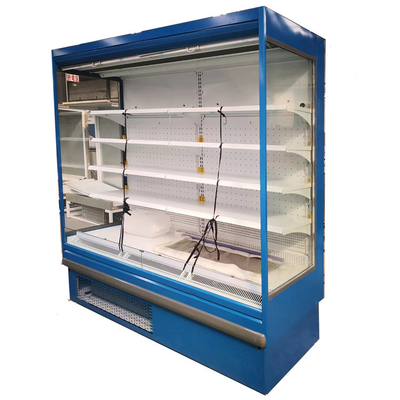 Le magasin de fruit ouvrent des aveugles de Front Display Cooler With Night