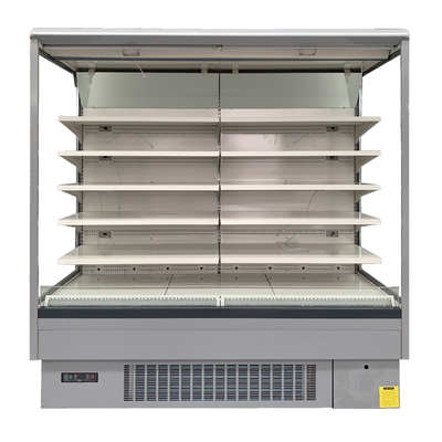 Armoire d'affichage réfrigérée multifonctionnelle commerciale avec moteurs de ventilateur EBM