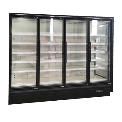 Réfrigérateurs de boissons de magasins de proximité avec portes vitrées anti-brouillard à double vitrage sans cadre