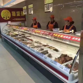 2,0 mètres d'épicerie d'affichage de réfrigérateur d'épicerie de fan de matériel de réfrigération refroidissant le volume de l'affichage 580L