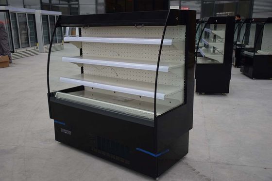 VITRINE RÉFRIGÉRÉE MURALE BOMBÉE EN LIBRE-SERVICE DE COLORIS NOIR