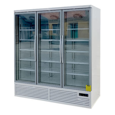 Congélateur en verre droit de porte de thermostat de Digital pour les aliments surgelés