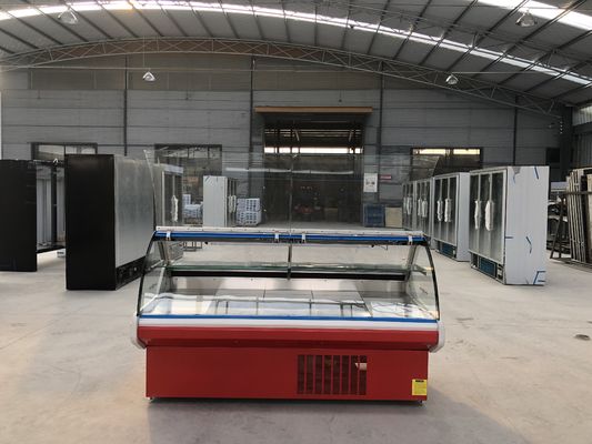 Le CEI 150L de Front Meat Showcase Refrigerator en verre pour le boucher Shop