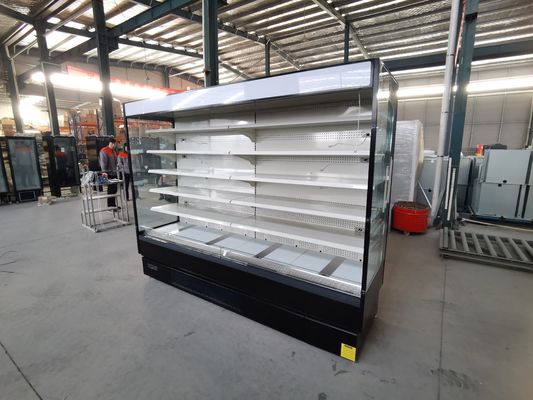 Étalage ouvert de supermarché de réfrigérateur de Multideck d'affichage de légume fruit avec la prise