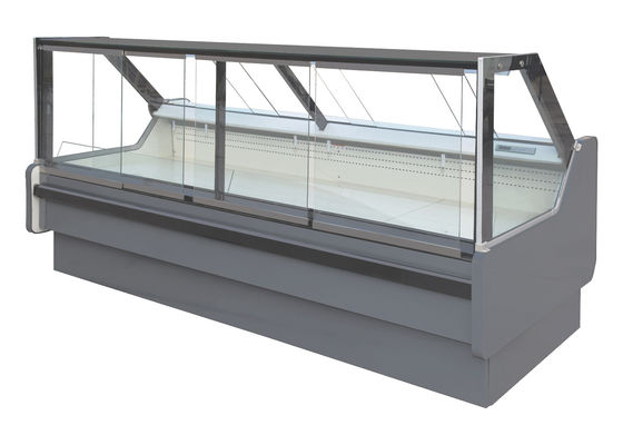 L'épicerie a frigorifié la vitrine R404a avec le contrôleur de température de Digital