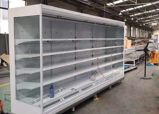 Réfrigérateur à distance économiseur d'énergie de R448a Multideck 5pcs de dégivrage automatique vers le haut d'étagère