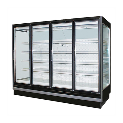 Multideck économiseur d'énergie a frigorifié l'étalage pour le supermarché avec 5 couches de rayonnage réglable pour des laitages