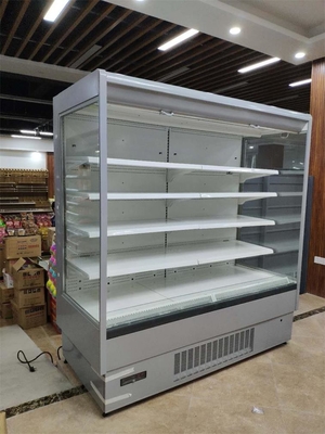 Fan refroidissant Front Refrigerator ouvert droit R404a pour la viande