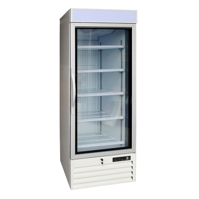 Congélateur en verre de porte de Multideck de merchandisage vertical avec le compresseur d'un seul bloc