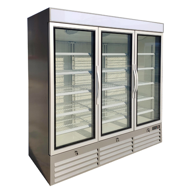 Frost automatique tiennent la porte en verre Front Chiller Creating Visual Impact