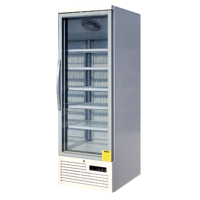 Branchez en réfrigérant en verre droit du réfrigérateur R290 de porte pour des boissons/boissons